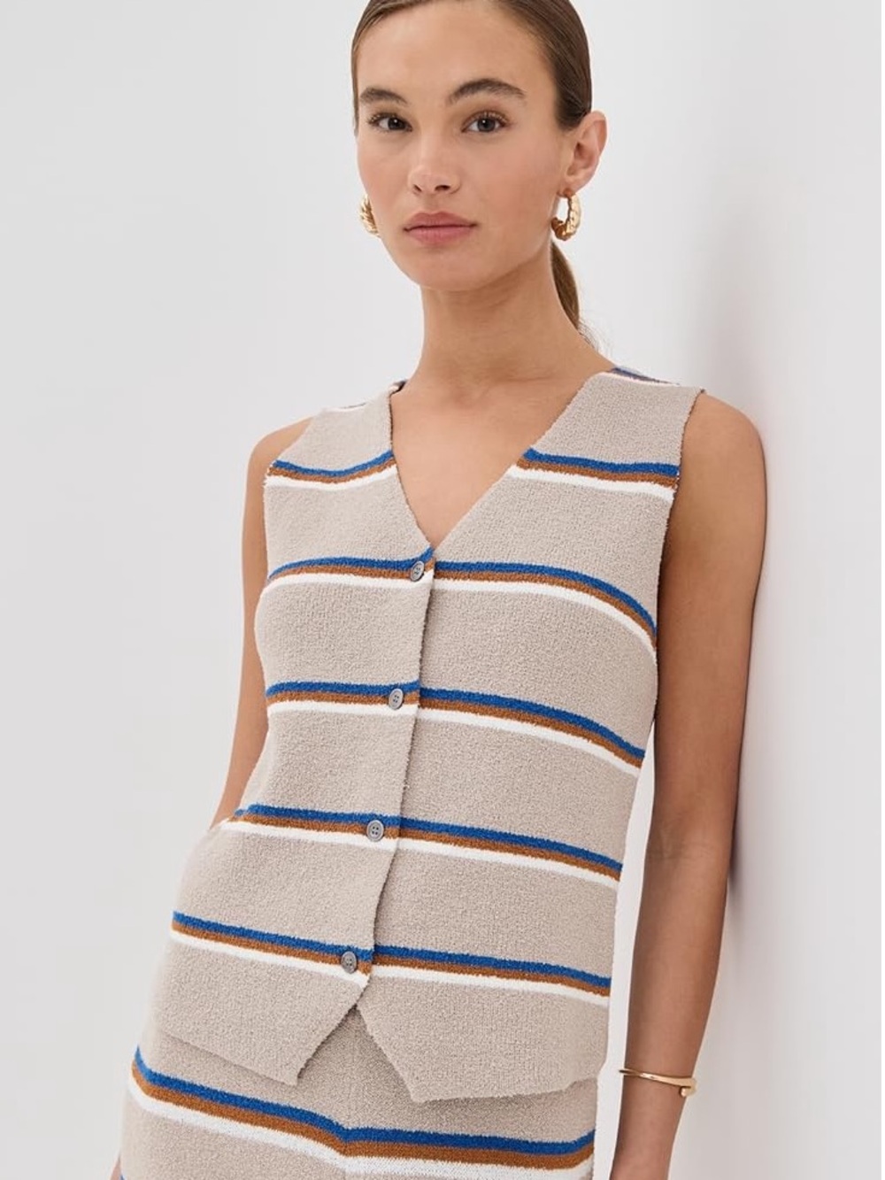 LE BOP | striped vest